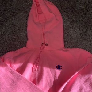 Champion hot pink hoodie